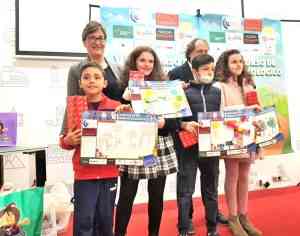 Ganadores del  VI concurso de dibujo ecológico  del periódico digital La Voz de Puertollano y  con el patrocinio de la Diputación