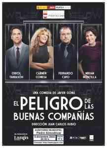 “El peligro de las buenas compañías” el 9 de diciembre en el Auditorio Municipal Pedro Almodóvar de Puertollano