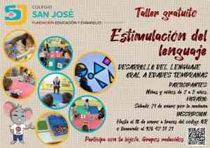 Taller de estimulación del lenguaje en el Colegio San José de Puertollano