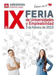 IX Feria de Universidades y Empleabilidad en el colegio Salesianos de Puertollano el 3 de febrero