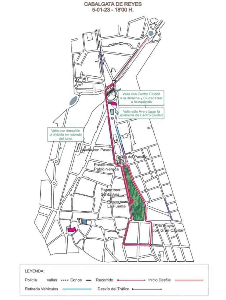 Recorrido de la Cabalgata de Reyes Magos de Puertollano toma nota de las recomendaciones para disfrutar al máximo de este especial día