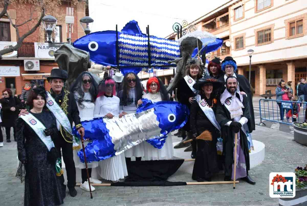 Celebrado el tradicional “Entierro de la Sardina” en el Carnaval de Miguelturra Fiesta de Interés Turístico Nacional