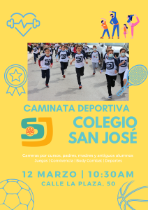 El Colegio San José de Puertollano celebrará el 12 de marzo su tradicional Caminata Deportiva