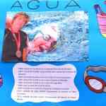 Homenaje a la nadadora y bombera María Luisa Cabañero en el colegio Giner de los Ríos en Puertollano coincidiendo con el 8M