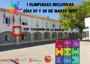 I Olimpiadas Inclusivas Centros Educativos en el CEIP Calderón de la Barca de Puertollano 29 y 30 de marzo