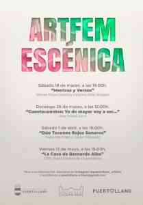 Artfem Escénica abre su programa de actividades este sábado 18 de marzo con el recital “Mantras y Versos” en Puertollano