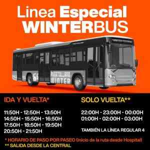 Servicio especial del autobús urbano cada hora para los asistentes al VI Winter Festival en La Central de Puertollano este 11 de marzo