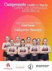 El Campeonato Regional de Gimnasia Aeróbica se llevará a cabo en Argamasilla de Calatrava el 22 de abril