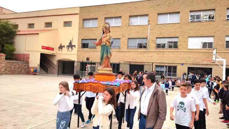 Mañana la comunidad salesiana de Puertollano celebrará a María Auxiliadora con procesión, eucaristía, chocolatada y migas solidarias