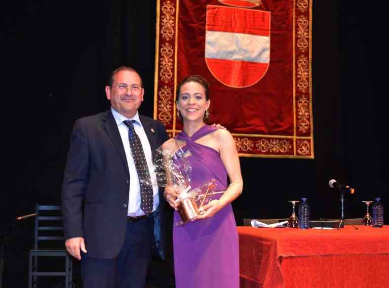 Violeta Zapata pregonó la Feria de Mayo 2023 de Puertollano y destacó las cualidades de la ciudad minera y sus habitantes