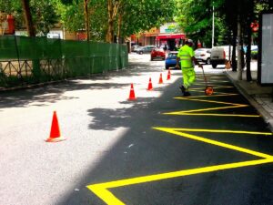 Nuevo asfaltado y nueva señalización vial en el Paseo de San Gregorio en Puertollano con una inversión de 96.776 €