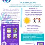 El programa Corresponsables Puertollano verano 2023 funcionará de junio a septiembre, adaptando su horario y programación