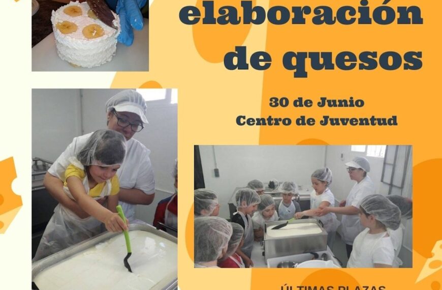 Taller de elaboración de quesos para niños y jóvenes de 11 a 18 años el 30 de junio en el Centro de Juventud de Puertollano