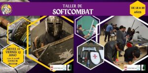 Taller de iniciación de softcombat en el Centro de Juventud de Puertollano el 22 y 23 de junio organizada por “Minero Blanco”