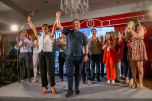 «El domingo es crucial votar al PSOE para avanzar, de lo contrario, será un retroceso», afirma García-Page, líder del PSOE de Castilla-La Mancha.