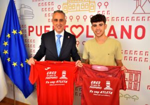 El atleta de Puertollano, Alejandro Ríos Galindo, campeón de España sub 18 en 800 metros al aire libre en Gijón