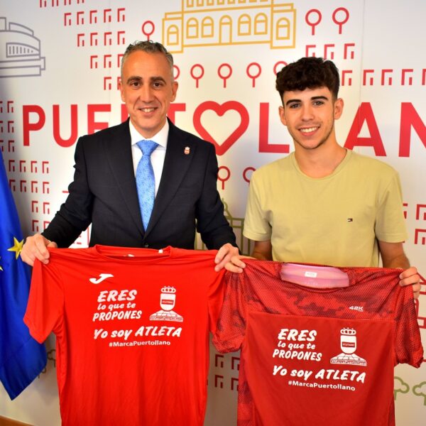 El atleta de Puertollano, Alejandro Ríos Galindo, campeón de España sub 18 en 800 metros al aire libre en Gijón