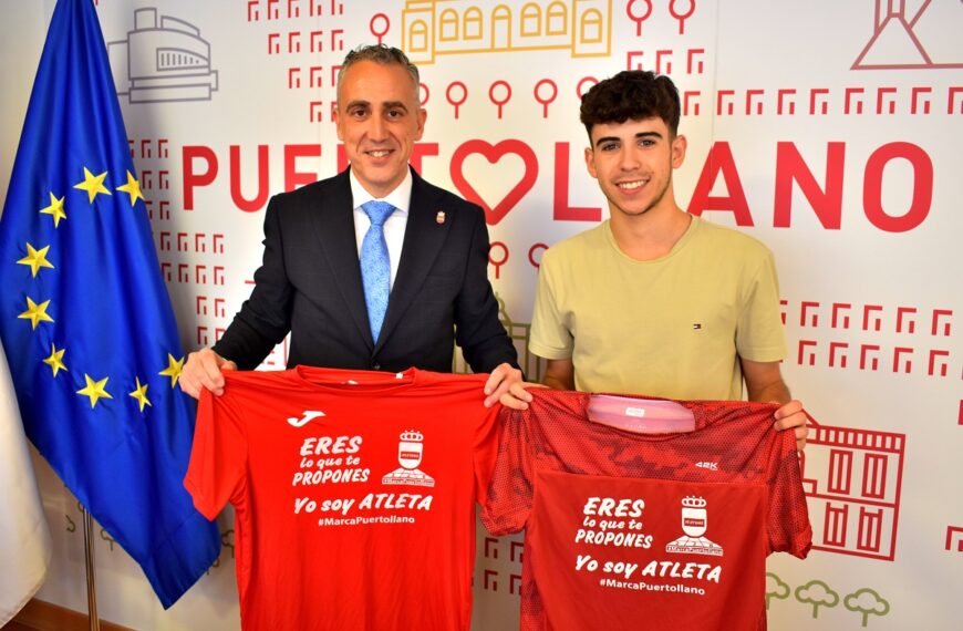 El atleta de Puertollano, Alejandro Ríos Galindo, campeón de España sub 18 en 800 metros al aire libre en Gijón