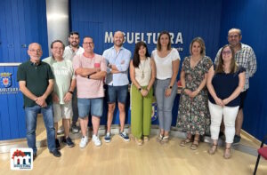 Encuentro del teniente coronel jefe de la 122 Comandancia de la Guardia Civil de Ciudad Real con el presidente provincial de Ciudad Real