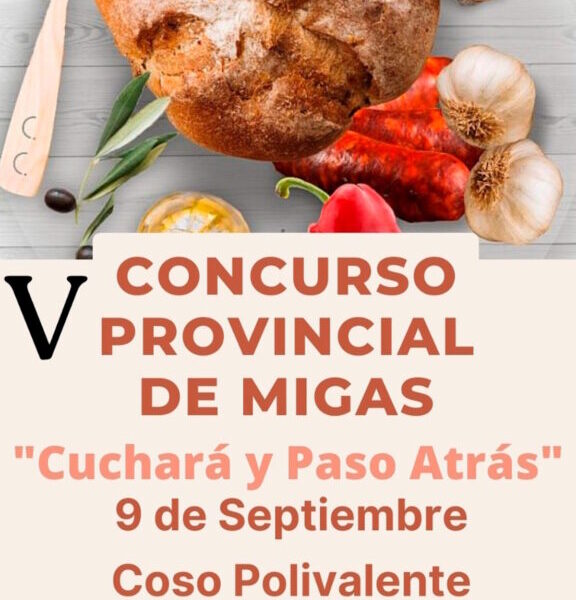 V Concurso provincial de migas “Cuchara y paso atrás” el 9 de septiembre en el Coso Polivalente de Puertollano