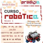 Taller de robótica para escolares de 8 a 12 años en Puertollano del 17 al 21 de julio ¡ya está abierta la inscripción gratuita!