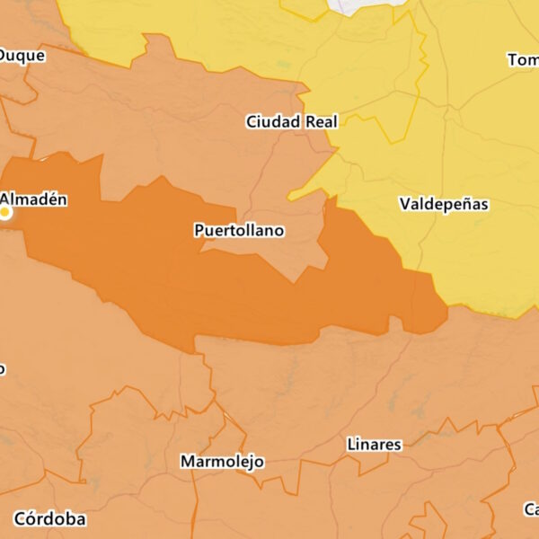 La comarca de Puertollano en AVISO NARANJA los días 7, 8 y 9 de agosto, por temperaturas de hasta 40 ºC según la alerta
