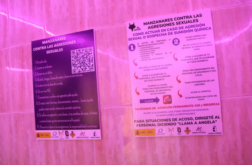 En marcha una nueva campaña «Manzanares contra las agresiones sexuales»