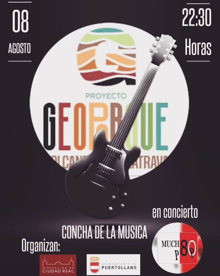 Concierto de Mucho Pop el 8 de agosto en Puertollano coincide con la visita de evaluación de la UNESCO al Geoparque