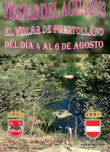 “Fiestas del agua” en El Villar de Puertollano del 4 al 6 de agosto con noches de verbena y actividades infantiles