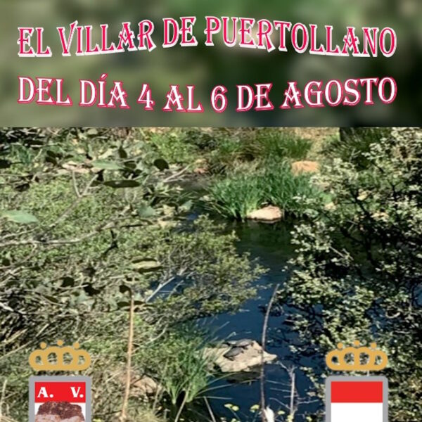 “Fiestas del agua” en El Villar de Puertollano del 4 al 6 de agosto con noches de verbena y actividades infantiles