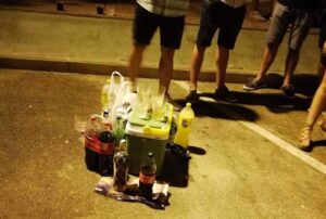 Botellón excepcional en Puertollano por fiestas patronales organizado por empresa privada, con entrada de 10€ por persona