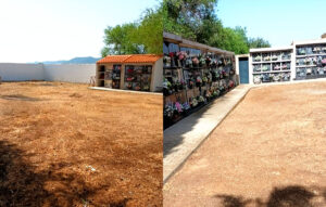 En el cementerio municipal de El Villar en Puertollano se han realizado diversas mejoras