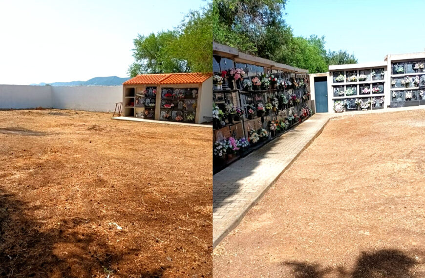 En el cementerio municipal de El Villar en Puertollano se han realizado diversas mejoras