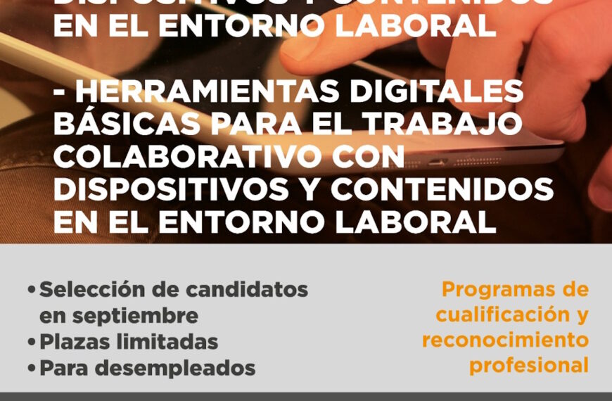 Abierta inscripción a cursos de digitalización y mantenimiento y organización de alojamientos por AMIAB en Puertollano para desempleados