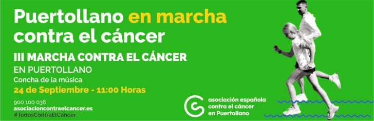 III Marcha contra el cáncer en Puertollano el 24 de septiembre inscripción abierta hasta el 21 de septiembre
