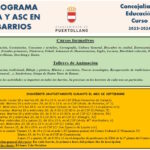 Inscripciones del programa municipal de Educación Básica de Adultos y animación sociocultural de Puertollano abren hoy 18 de septiembre