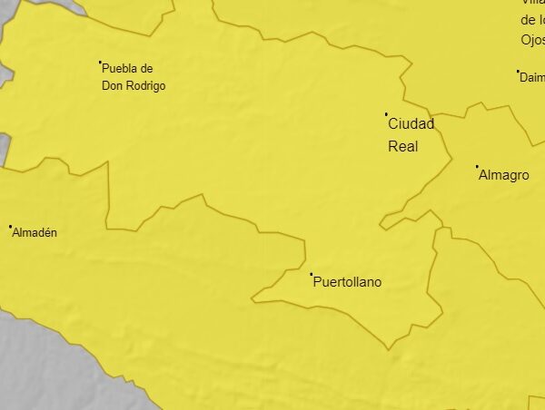 Aviso de Protección Civil: Puertollano en alerta amarilla por vientos fuertes el jueves