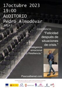 Conferencia organizada por la concejalía de Igualdad: «Superando la adversidad: Emocionalmente fuertes y felices tras situaciones de crisis»