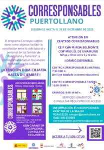 Corresponsables Puertollano promueve una nueva edición del programa para fomentar la conciliación familiar