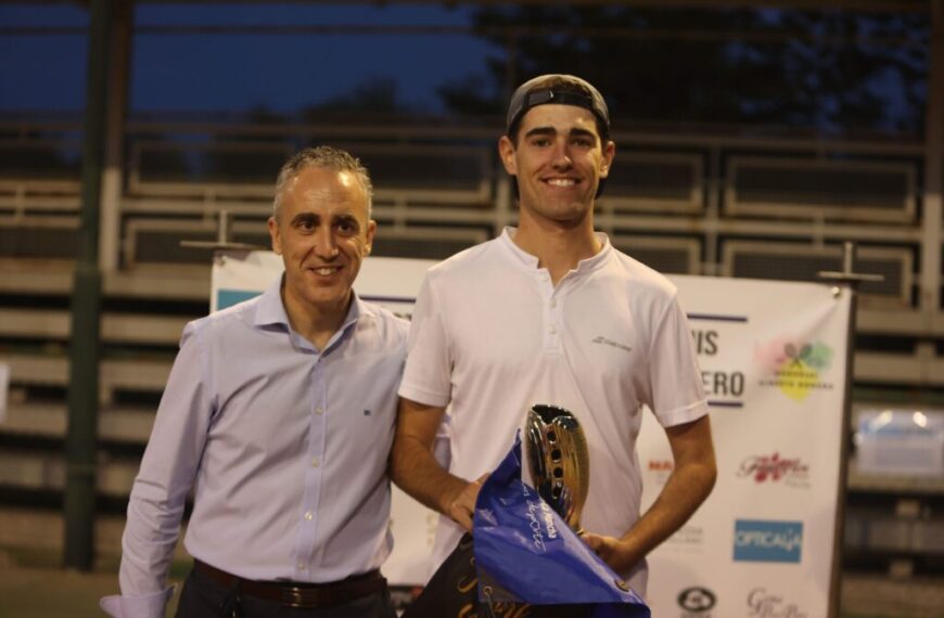 Pablo Peñalvo se corona como campeón indiscutible en el Torneo de Tenis Provincial en Los Juncos.
