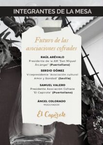 Evento del El Capirote: Presentación del logo «X aniversario» y tertulia sobre el futuro de las asociaciones cofrades