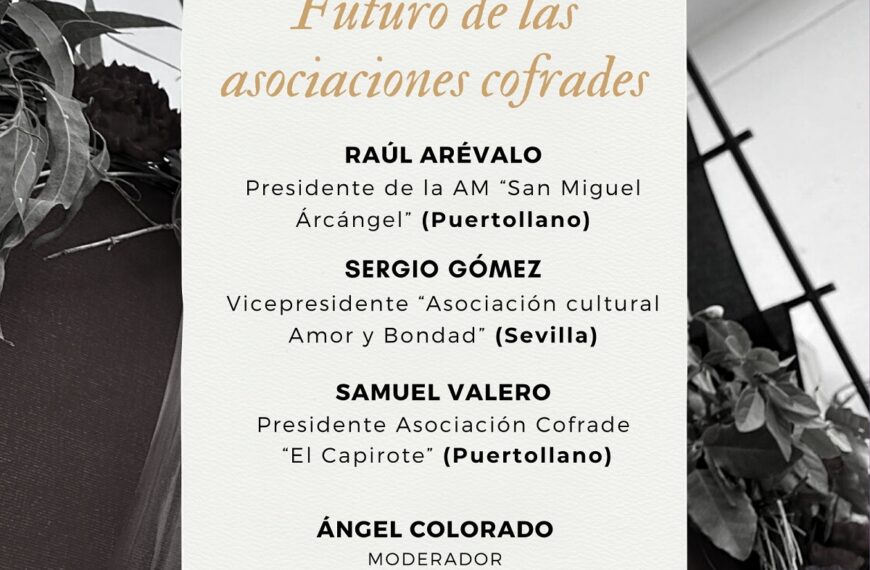 Evento del El Capirote: Presentación del logo «X aniversario» y tertulia sobre el futuro de las asociaciones cofrades