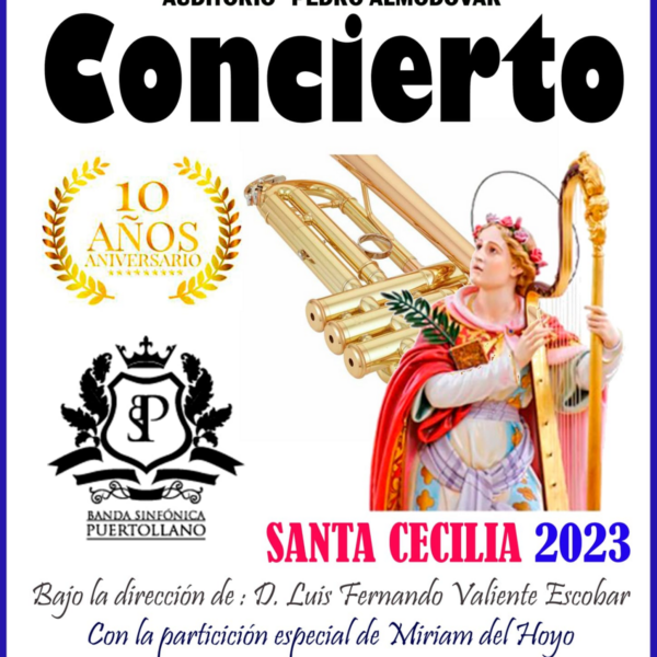 La Banda Sinfónica Celebra su Décimo Aniversario con un Concierto Especial de Santa Cecilia este Viernes