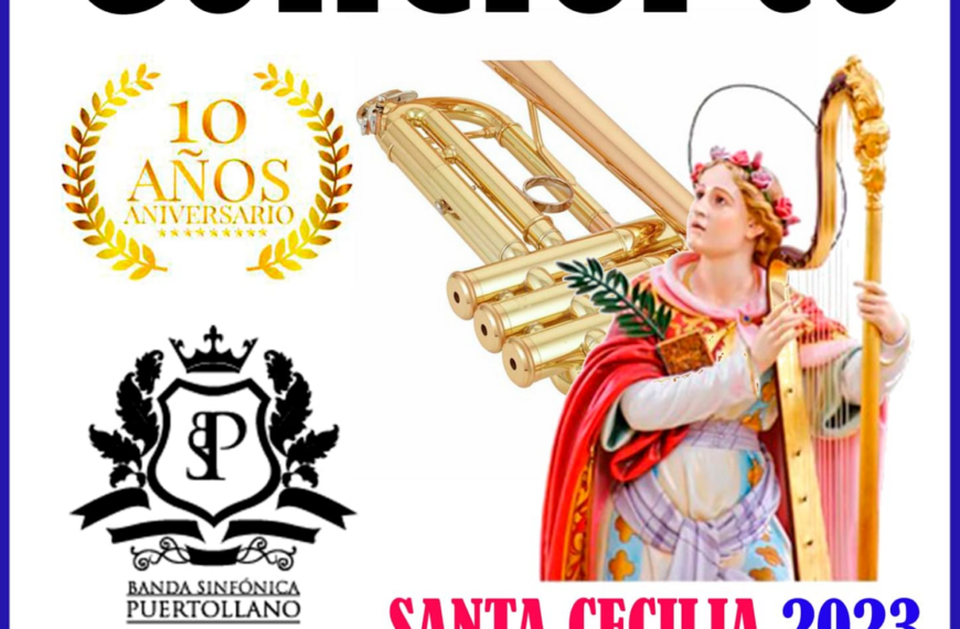La Banda Sinfónica Celebra su Décimo Aniversario con un Concierto Especial de Santa Cecilia este Viernes