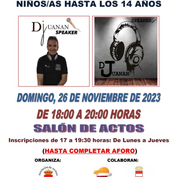 ¡Fiesta infantil en la barriada Fraternidad el 26 de noviembre para todos los niños!