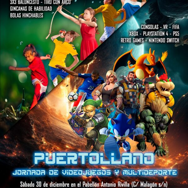 Gaming y Deportes se Fusionan en el Sábado de Entretenimiento Juvenil: ¡No te pierdas el Gaming Day en el Pabellón Antonio Rivilla!