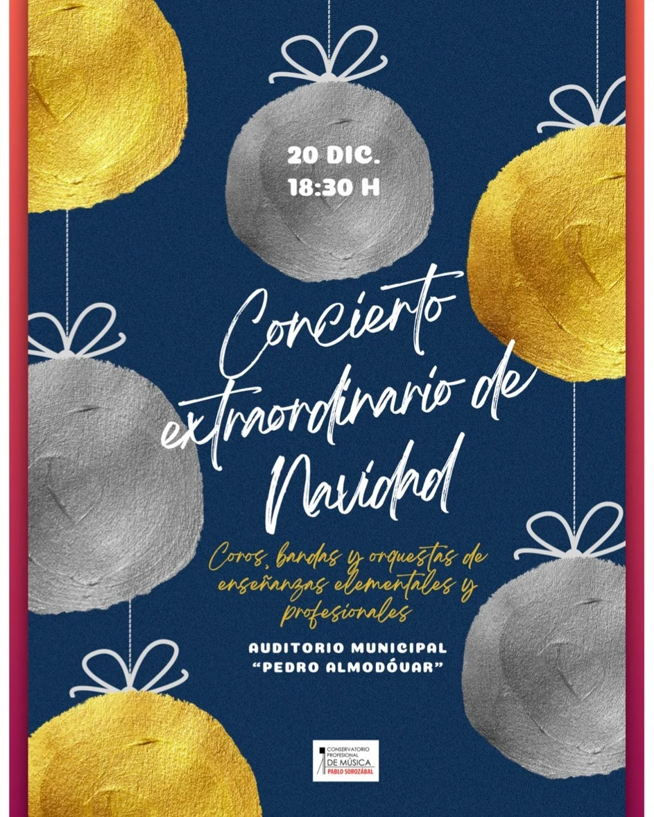 Gran Gala Musical Navideña: El Talentoso Ensamble del Conservatorio Presentará un Concierto Festivo Esta Tarde en el Auditorio
