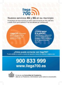 Llega700: La Nueva Solución para Resolver Incidencias de Señal en los Servicios Móviles 4G y 5G