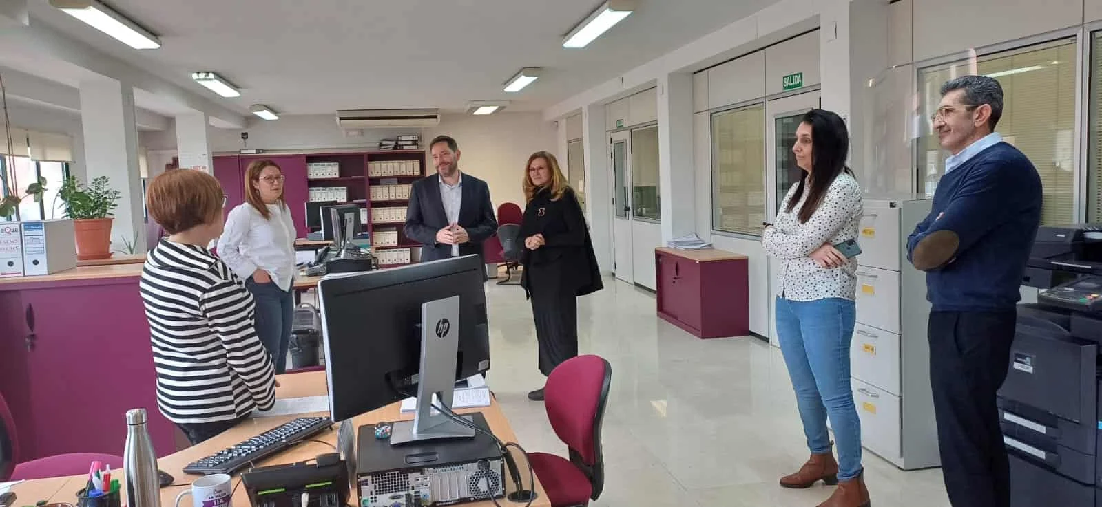 El subdelegado del Gobierno visita las oficinas del SEPE (Servicio Estatal Público de Empleo) de Ciudad Real