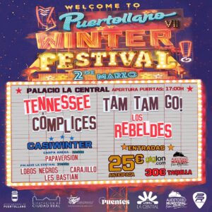 Arranque del VII Winter Festival a las 8 PM con la Actuación Estelar de ‘Los Rebeldes’